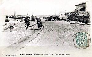 SIDI-FERRUCH - PLAGE OUEST - LIEU DE SALAISONS - 1907